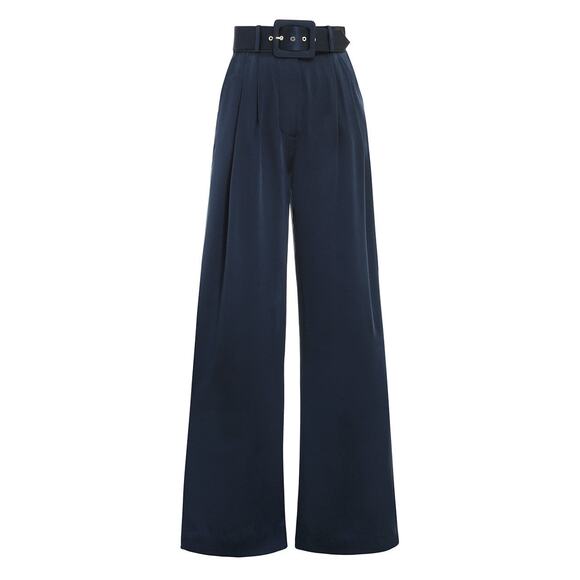 Zimmermann Silk Tuck Wide Leg Pant - 3 - Picture 1 of 6